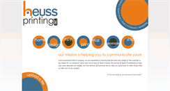 Desktop Screenshot of heuss.com